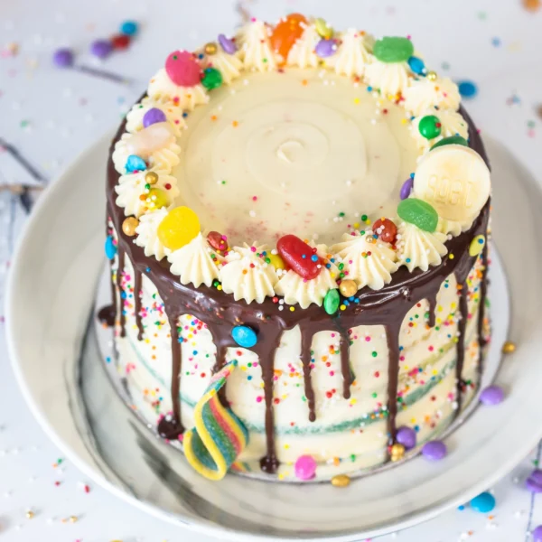 RAINBOW BUTTERMILK CAKE